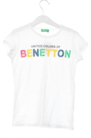 Dziecięcy T-shirt United Colors Of Benetton, Rozmiar 5-6y/ 116-122 cm, Kolor Biały, Cena 34,48 zł