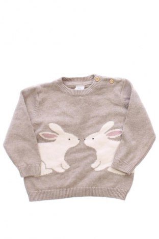 Детски пуловер H&M, Размер 6-9m/ 68-74 см, Цвят Бежов, Цена 17,60 лв.