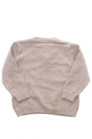 Детски пуловер H&M, Размер 6-9m/ 68-74 см, Цвят Бежов, Цена 17,60 лв.