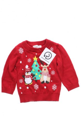 Детски пуловер Primark, Размер 3-6m/ 62-68 см, Цвят Червен, Цена 33,44 лв.