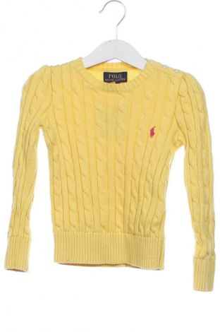 Gyerek pulóver Ralph Lauren, Méret 4-5y / 110-116 cm, Szín Sárga, Ár 14 136 Ft