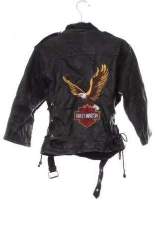 Geacă de piele pentru copii Harley-Davidson, Mărime 7-8y/ 128-134 cm, Culoare Negru, Preț 254,99 Lei