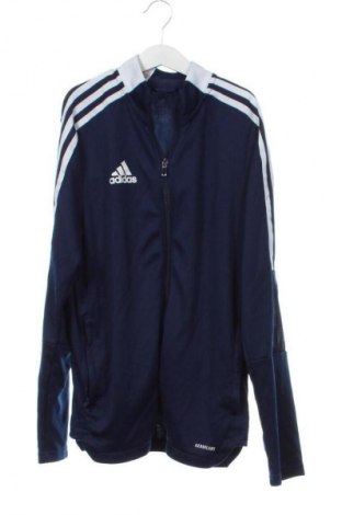 Детско спортно горнище Adidas, Размер 13-14y/ 164-168 см, Цвят Син, Цена 34,99 лв.