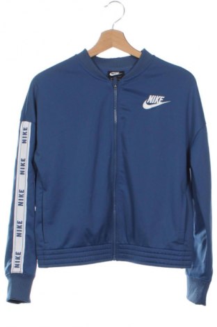 Детско спортно горнище Nike, Размер 11-12y/ 152-158 см, Цвят Син, Цена 34,99 лв.