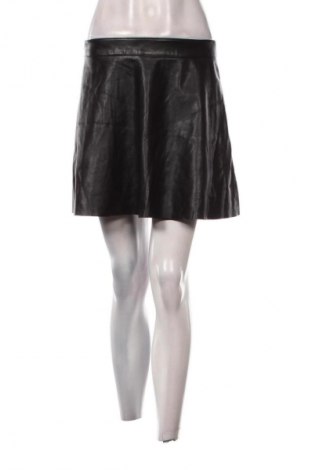 Lederrock H&M Divided, Größe M, Farbe Schwarz, Preis 13,99 €