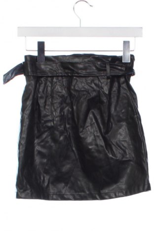 Lederrock SHEIN, Größe XS, Farbe Schwarz, Preis 13,99 €