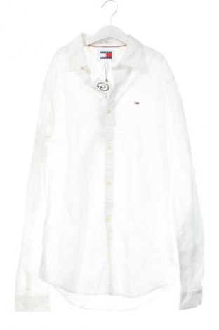 Ανδρικό πουκάμισο Tommy Jeans, Μέγεθος S, Χρώμα Λευκό, Τιμή 89,99 €