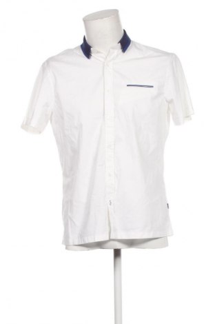 Męska koszula Trussardi Jeans, Rozmiar L, Kolor Biały, Cena 364,32 zł