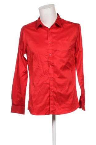 Herrenhemd Unbranded, Größe M, Farbe Rot, Preis € 20,99