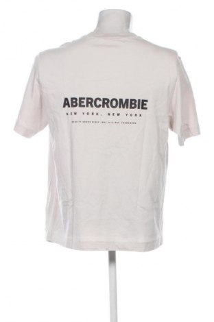 Męski T-shirt Abercrombie & Fitch, Rozmiar M, Kolor ecru, Cena 111,99 zł