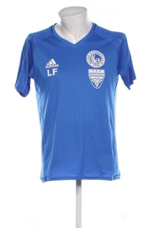 Herren T-Shirt Adidas, Größe L, Farbe Blau, Preis € 18,99