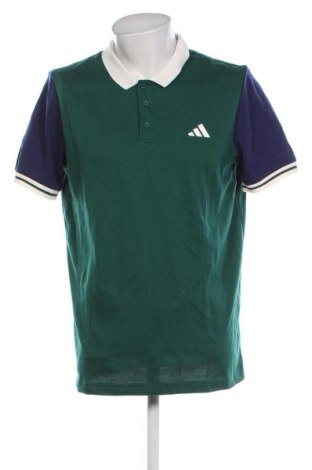 Herren T-Shirt Adidas, Größe L, Farbe Grün, Preis € 32,00
