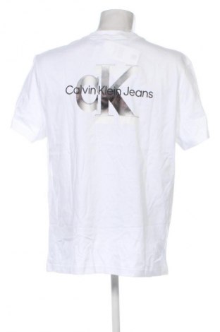 Herren T-Shirt Calvin Klein Jeans, Größe 3XL, Farbe Weiß, Preis 53,99 €