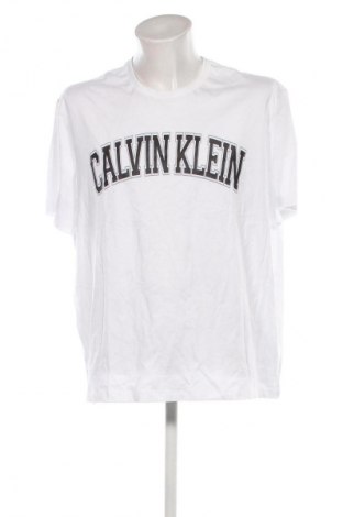 Herren T-Shirt Calvin Klein Jeans, Größe XL, Farbe Weiß, Preis € 53,99