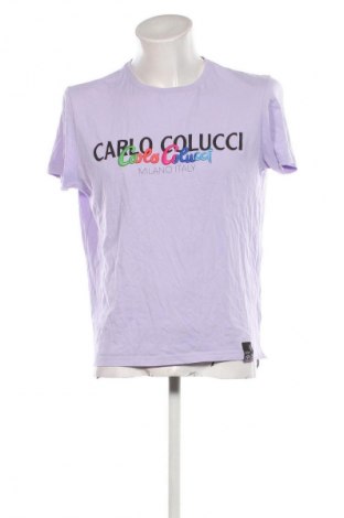 Pánské tričko  Carlo Colucci, Velikost L, Barva Fialová, Cena  439,00 Kč