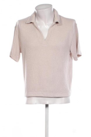Ανδρικό t-shirt H&M, Μέγεθος L, Χρώμα Εκρού, Τιμή 12,99 €