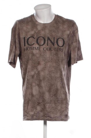 Męski T-shirt ICONO, Rozmiar XXL, Kolor Kolorowy, Cena 44,94 zł