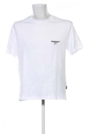 Herren T-Shirt Jack & Jones, Größe M, Farbe Weiß, Preis 28,99 €