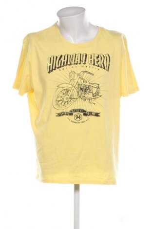 Мъжка тениска ONLY, Размер XXL, Цвят Жълт, Цена 14,99 лв.