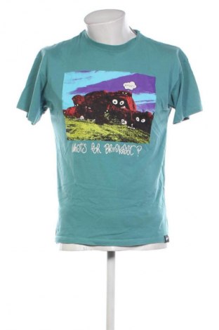 Herren T-Shirt Pull&Bear, Größe S, Farbe Blau, Preis 9,72 €