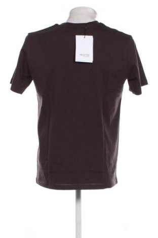 Férfi póló Selected Homme, Méret M, Szín Barna, Ár 8 419 Ft