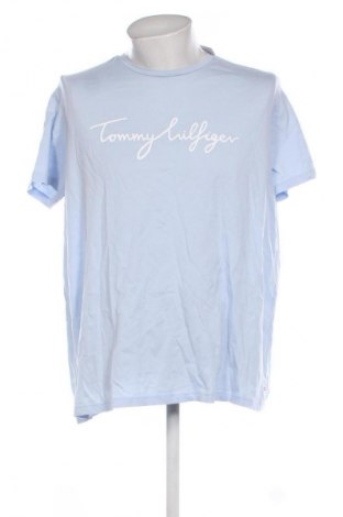 Męski T-shirt Tommy Hilfiger, Rozmiar L, Kolor Niebieski, Cena 252,99 zł