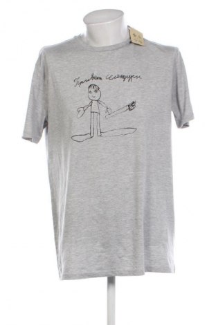 Мъжка тениска Unbranded, Размер XXL, Цвят Сив, Цена 31,00 лв.