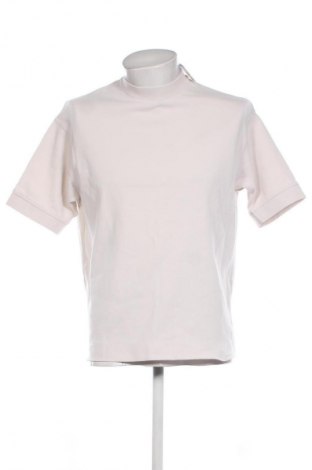 Ανδρικό t-shirt Zara, Μέγεθος M, Χρώμα Εκρού, Τιμή 8,18 €