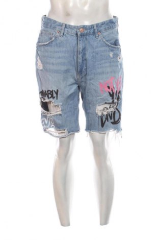 Pánske kraťasy  Bershka, Veľkosť S, Farba Modrá, Cena  14,83 €