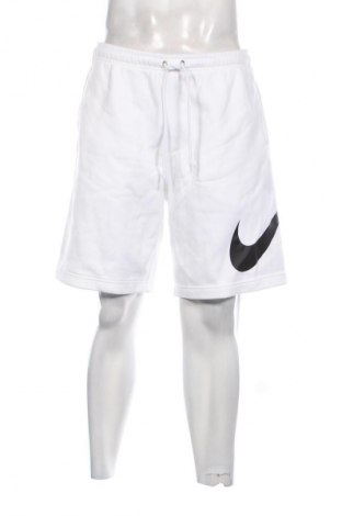 Мъжки къс панталон Nike, Размер L, Цвят Бял, Цена 77,99 лв.