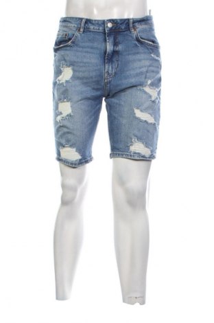 Ανδρικό κοντό παντελόνι Pull&Bear, Μέγεθος M, Χρώμα Μπλέ, Τιμή 14,83 €