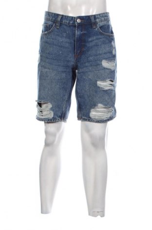 Pantaloni scurți de bărbați Sinsay, Mărime L, Culoare Albastru, Preț 54,50 Lei