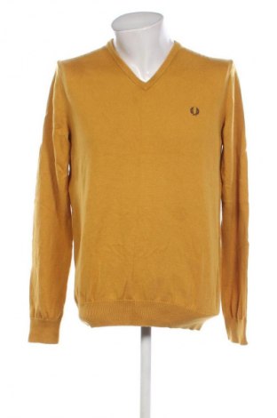 Męski sweter Fred Perry, Rozmiar L, Kolor Żółty, Cena 183,91 zł