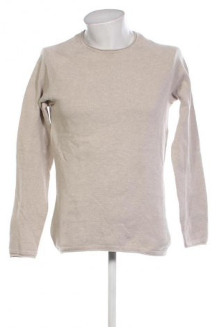 Мъжки пуловер Jack & Jones, Размер L, Цвят Бежов, Цена 28,99 лв.