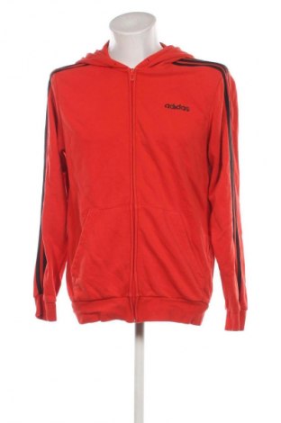 Herren Sweatshirt Adidas, Größe L, Farbe Rot, Preis € 38,99