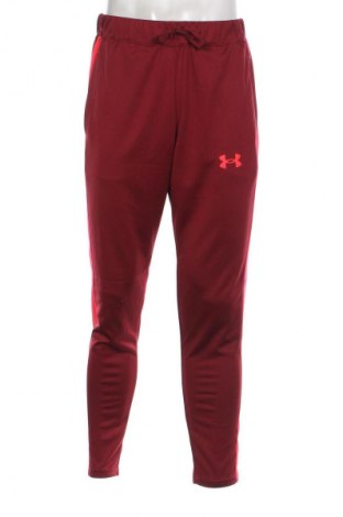 Pantaloni trening de bărbați Under Armour, Mărime L, Culoare Roșu, Preț 283,99 Lei