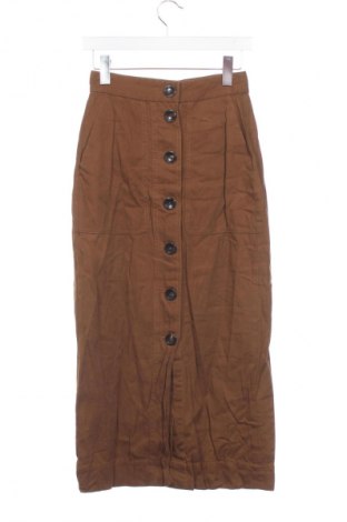 Φούστα Massimo Dutti, Μέγεθος XS, Χρώμα Καφέ, Τιμή 39,99 €