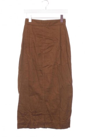 Φούστα Massimo Dutti, Μέγεθος XS, Χρώμα Καφέ, Τιμή 39,99 €