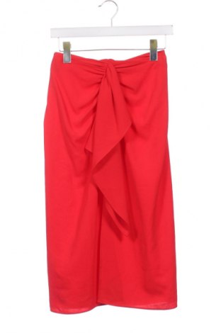 Fustă Zara, Mărime XS, Culoare Roșu, Preț 74,00 Lei