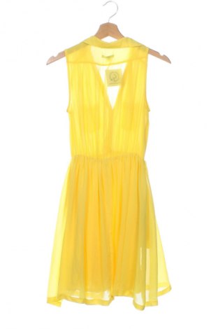 Kleid H&M, Größe XS, Farbe Gelb, Preis 13,99 €