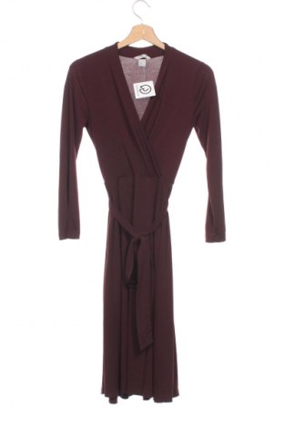 Kleid H&M, Größe XS, Farbe Braun, Preis 20,99 €