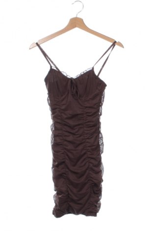 Kleid H&M Divided, Größe XS, Farbe Braun, Preis 11,99 €