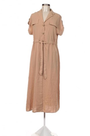 Kleid IKOONE & BIANKA, Größe M, Farbe Beige, Preis 21,14 €