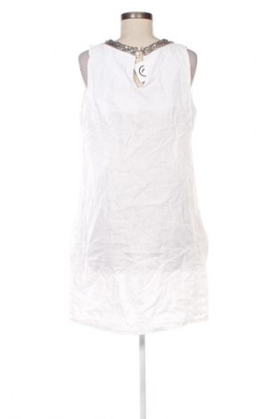Kleid Made In Italy, Größe M, Farbe Weiß, Preis 21,99 €