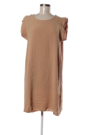 Рокля NEW COLLECTION, Размер L, Цвят Бежов, Цена 81,99 лв.