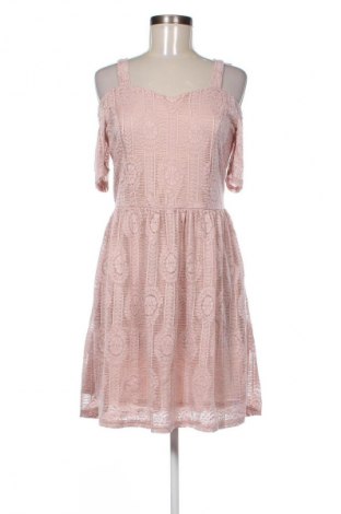 Kleid SZACHOWNICA, Größe M, Farbe Aschrosa, Preis 11,99 €