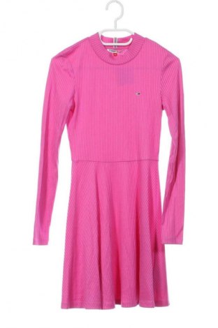Sukienka Tommy Jeans, Rozmiar XS, Kolor Różowy, Cena 157,30 zł