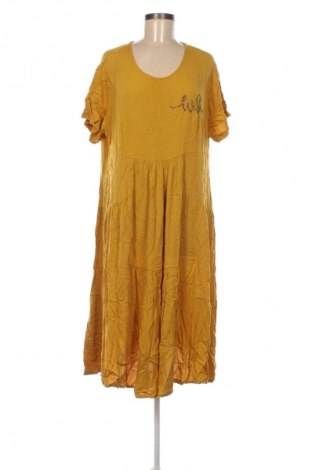 Sukienka Unbranded, Rozmiar XL, Kolor Żółty, Cena 69,01 zł
