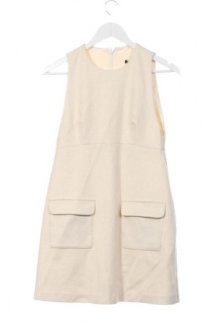 Sukienka Zara, Rozmiar XS, Kolor ecru, Cena 142,53 zł