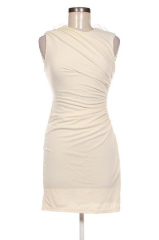 Kleid Zara, Größe S, Farbe Ecru, Preis 17,99 €
